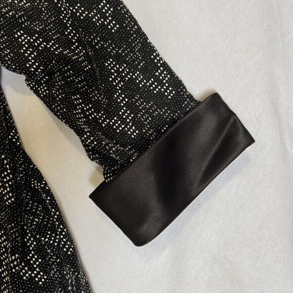 R&M Richards Women's Black Sleeveless Dress & Jacket Black Glitter Size 14W - Picture 6 of 8